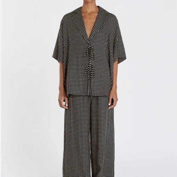 Dissh HUDSON TIE FRONT LINEN SHIRT - Picture 6 of 6